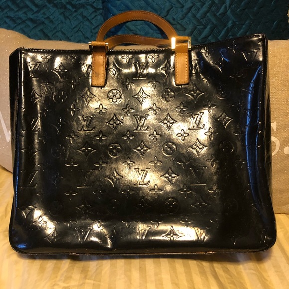 Louis Vuitton Handbags - Hand Dyed Black Vernis LV